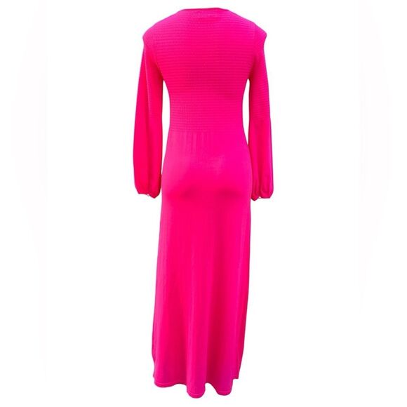 Tuckernuck Pomander Place Pink Lennox Maxi Dress Size Small - Picture 6 of 13